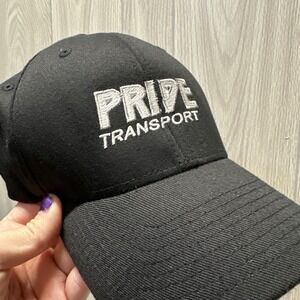 Flexfit‎ Pride Transport Hat Mens L-XL Black Good Structured Stretch Fit Cap CDL